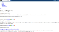 Desktop Screenshot of news.leadacademy.org